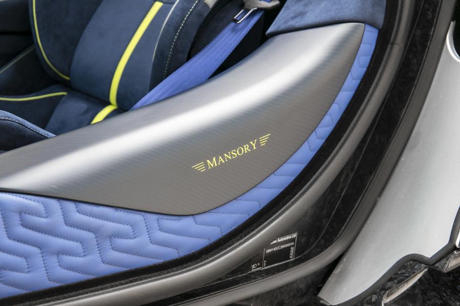Детали интерьера McLaren 720S First Edition by Mansory 2018 года  (UK) (фото 37 из 40)
